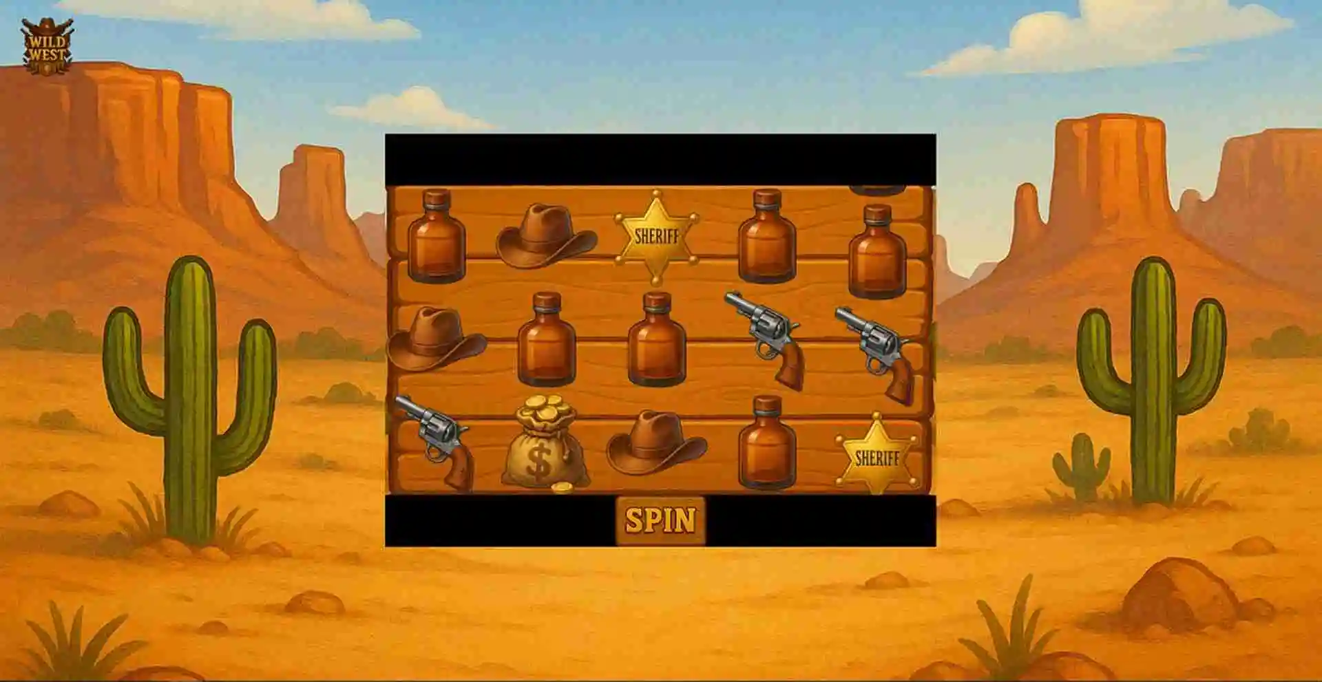 Wild-west game cover